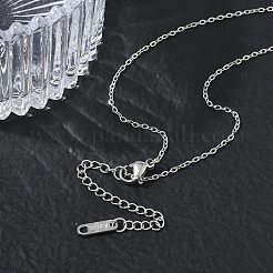 1.5MM 304 Stainless Steel Cable Chain Necklaces for Women&nbsp;SA-CBACA62-06P