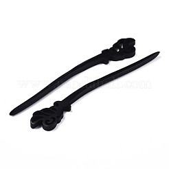 Vintage Schima Wood Hair Sticks Findings&nbsp;OHAR-N008-03