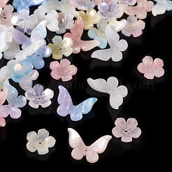 40Pcs 8 Styles Opaque & Transparent Cellulose Acetate Beads&nbsp;RESI-TA0003-51