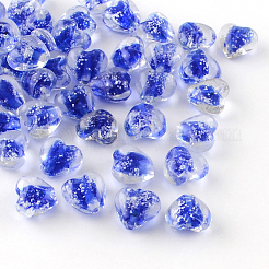 Handmade Luminous Lampwork Beads&nbsp;LAMP-R126-16mm-M