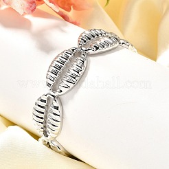 Brass Cuff Bangles for Women&nbsp;BJEW-U018-02P