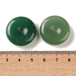 Natural Green Aventurine Chinese Safety Buckle Pendants&nbsp;G-B192-02B
