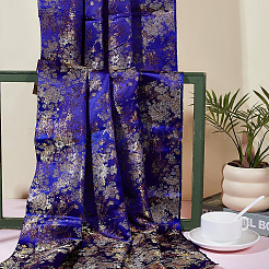 Flower Pattern Polyester Fabric&nbsp;DIY-WH0504-904C