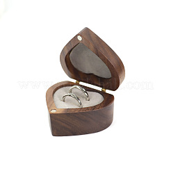 Heart Wood Couple Ring Storage Box&nbsp;PW-WG97544-01