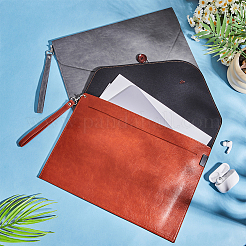Rectangle PU Leather File Pockets&nbsp;AJEW-WH20070-208B