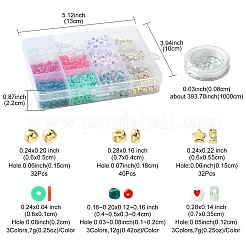 Christmas DIY Acrylic & CCB Plastic & Polymer Clay & Glass Beads Bracelets Jewelry Making Kits&nbsp;DIY-FS0006-22