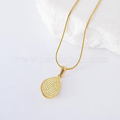 3Pcs French Vintage Stainless Steel Green Enamel Pave Imitation Pearl Teardrop Pendant Elegant Necklaces for Women&nbsp;RG2953