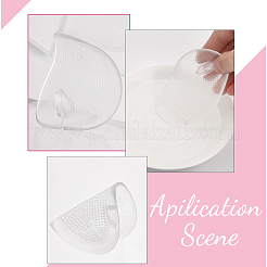 4 Pairs 2 Style Invisible PVC Plastic Flip Flop Pads&nbsp;AJEW-CA0003-81