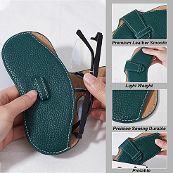 PU Leather Glasses Case&nbsp;AJEW-CN0002-44C