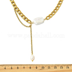 Natural Rice Tassel Necklaces&nbsp;NJEW-JN06214