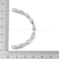 Brass Bamboo Stick Connector Charms&nbsp;KK-U020-03P