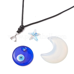 3Pcs 3 Styles Adjustable Waxed Polyester Cord Necklaces Making&nbsp;AJEW-JB01308