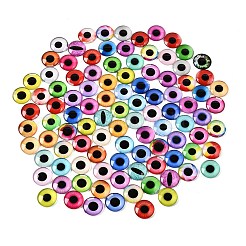 Printed Transparent Glass Cabochons&nbsp;GL-CBAA22A-15