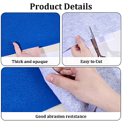7Pcs 7 Colors Non-woven Felt Fabric&nbsp;DIY-CP0012-69B