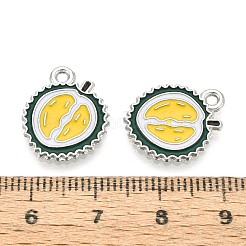 Fruit Alloy Enamel Charms&nbsp;PALLOY-S058-01P-02