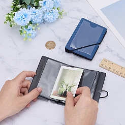 2Pcs 2 Colors 3 Inch Mini PVC Cover Photo Albums&nbsp;AJEW-FG0005-43