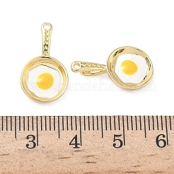 Brass Enamel Pendants&nbsp;KK-L256-04G