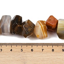 Natural Yellow Botswana Agate Beads Strands&nbsp;G-F796-D01-01
