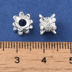 Rack Plating Brass Beads&nbsp;KK-B088-10B-S