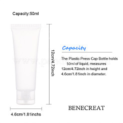 Matte Plastic Refillable Cosmetic Bottles&nbsp;X1-MRMJ-WH0024-01C