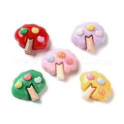 Opaque Resin Cabochons&nbsp;CRES-F030-01C