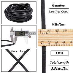 Flat Cowhide Leather Cord&nbsp;WL-GF0001-10A-02