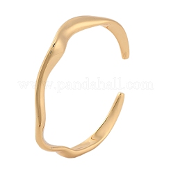 Brass Cuff Bangles&nbsp;BJEW-F482-05G