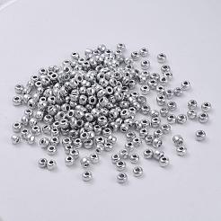 Electroplate 6/0 Glass Seed Beads&nbsp;SEED-Q005-P