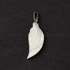Natural Trochid Shell/Trochus Shell Pendants&nbsp;SSHEL-M021-09