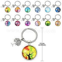 Alloy Glass Keychains&nbsp;KEYC-YW00008-01