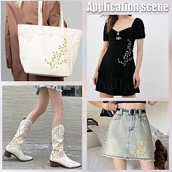 2Pcs 2 Colors Plum Blossom Shape Appliques&nbsp;PATC-CP0001-13