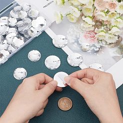 45Pcs 3 Styles Self-Adhesive Acrylic Rhinestone Stickers&nbsp;DIY-FG0001-83A