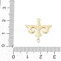 Brass Flower Connector Charms&nbsp;KK-G522-18G