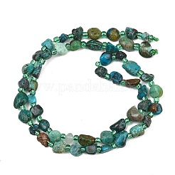 Natural Chrysocolla Beads Strands&nbsp;GG-CBA3A44-C07-01