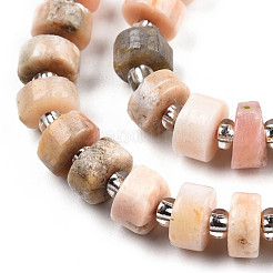 Natural Pink Opal Beads Strands&nbsp;G-N327-07K