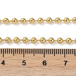 Rack Plating Brass Ball Chain Necklaces for Women&nbsp;NJEW-G102-01A-G