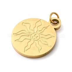 304 Stainless Steel Pendants&nbsp;STAS-B093-18G-02