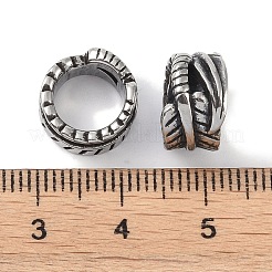 316 Surgical Stainless Steel European Beads&nbsp;STAS-P362-08AS-03