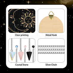 DIY Pendulum Divination Making Kit&nbsp;DIY-CP0008-32D
