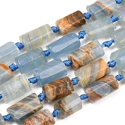 Natural Blue Calcite Beads Strands&nbsp;G-A314-A06-01