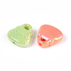 UV Plating Opaque Acrylic Pendants&nbsp;OACR-T028-62