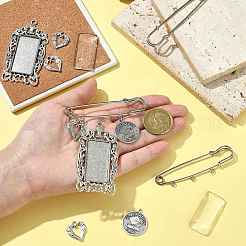 DIY Rectangle Pendant Making Kits&nbsp;DIY-FS0009-40