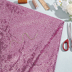 Sequin PET & Polyester Fabric&nbsp;DIY-WH0048-81C
