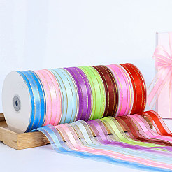 1Roll Solid Color Organza Ribbons&nbsp;ORIB-CY0001-03D