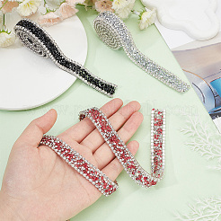 3Pcs 3 Colors  Hotfix Rhinestone Trimming&nbsp;DIY-PH0021-27
