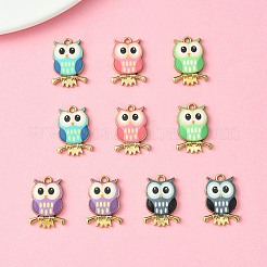 10Pcs 5 Colors Printed Alloy Pendants&nbsp;FIND-YW0004-46B