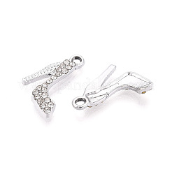 Alloy Rhinestone Pendants&nbsp;PALLOY-T092-25P