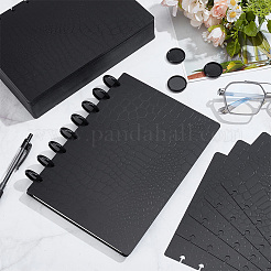 10Pcs Rectangle PP Plastic Binder Diary Notebook Cover&nbsp;AJEW-NB0009-37