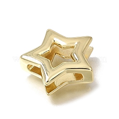 Brass Slide Charms&nbsp;KK-CBAEEA8-07G