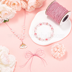 Elastic Round Jewelry Beading Cords Nylon Threads&nbsp;NWIR-SP0001-01D